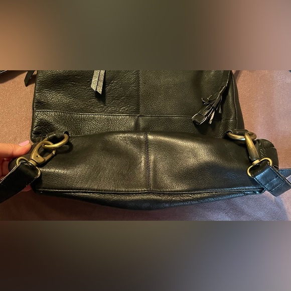 Latico NJ USA Black Leather Women's Backpack/Handbag - Picture 10 of 13